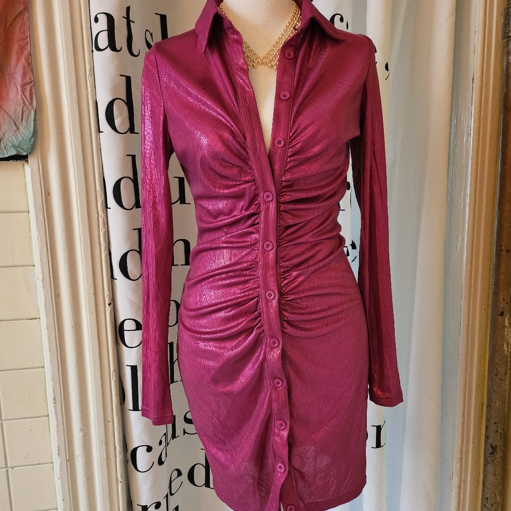 Pretty little thing long sleeve dress
